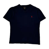 Polo By Ralph Lauren T-Shirt - Medium Navy Cotton