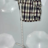 Unbranded Checked Cargo Shorts - 34W 11L Multicoloured Cotton