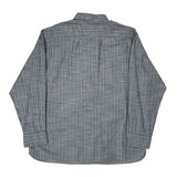 Timberland Striped Shirt - XL Blue Cotton