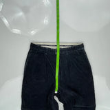 Polo By Ralph Lauren Pleated Pants - 30W 26L Black Cotton