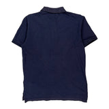Tommy Jeans Polo Shirt - Small Navy Cotton