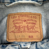 Vintage Levis Denim Jacket - XL Light Wash Denim