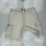 Lee Cargo Cargo Shorts - 36W 11L Beige Cotton