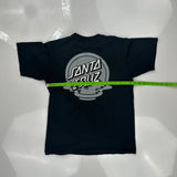 Santa Cruz Graphic T-Shirt - Medium Black Cotton