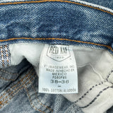 Red Kap Carpenter Pants - 36W 30L Blue Cotton