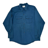 Dickies Shirt - XL Blue Cotton Blend