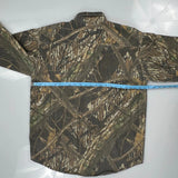 Mossy Oak Camo Flannel Shirt - XL Green Cotton