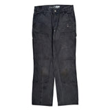 Carhartt Double Knee Carpenter Trousers - 30W 30L Grey Cotton