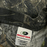 Mossy Oak Camo Long Sleeve T-Shirt - XL Camo Cotton