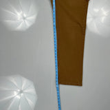 Dickies Double Knee Carpenter Trousers - 33W 30L Brown Cotton