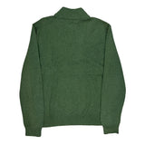 Polo By Ralph Lauren 1/4 Zip - Large Green Cotton