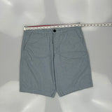 Quiksilver Chino Shorts - 33W 10L Grey Cotton Blend