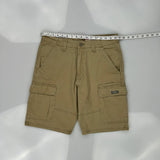 Wrangler Cargo Shorts - 32W 10L Khaki Cotton