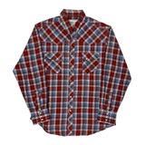 Wrancher Shirts Wrangler Checked Shirt - 2XL Blue Cotton