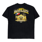 Live Free Ride Hard Harley Davidson Graphic T-Shirt - XL Black Cotton