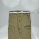 Wrangler Cargo Trousers - 33W 30L Khaki Cotton