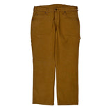 Dickies Carpenter Trousers - 34W 30L Brown Cotton
