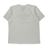 Hollywood, Fl Hard Rock Cafe Graphic T-Shirt - Medium White Cotton