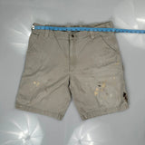Carhartt Carpenter Shorts - 36W 10L Grey Cotton