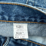 Levis Jeans - 34W 30L Blue Cotton