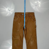 Carhartt Carpenter Trousers - 30W 30L Brown Cotton