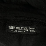 True Religion Hoodie - Medium Black Cotton