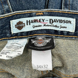 Harley Davidson Jeans - 34W 32L Blue Cotton