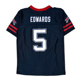 Age 6-7 Buffalo Bills N.F.L. Team Apparel Football Jersey - Small Navy Polyester