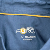 Millennium Machinery Carhartt Short Sleeve Shirt - Large Blue Cotton