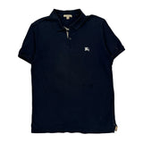 Burberry Brit Polo Shirt - Medium Navy Cotton