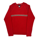 Tommy Hilfiger Striped Sweater - XL Red Cotton