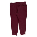 Armani Exchange Joggers - Large Burgundy Cotton Blend