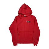 Vintage Nike Hoodie - XL Red Cotton Blend