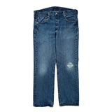 501 Levis Jeans - 34W 30L Blue Denim