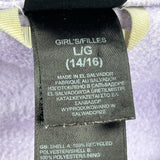 Age 12-14 The North Face Fleece Jacket - Large Purple Polyester