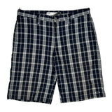 Oakley Checked Shorts - 36W 10L Blue Cotton