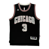 Chicago Bulls Adidas Nba Jersey - Small Black Polyester