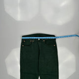501 Levis Jeans - 33W 30L Green Cotton