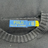 Polo By Ralph Lauren Sweater - Small Black Cotton