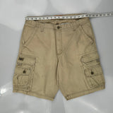 Lee Cargo Shorts - 32W 10L Beige Cotton