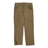 Wrangler Carpenter Trousers - 32W 32L Khaki Cotton