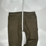 Dickies Carpenter Pants - 38W 32L Brown Cotton