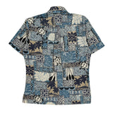 Rjc Hawaiian Shirt - Medium Black Cotton