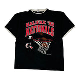 Halifax Nationals '92 Starter Graphic T-Shirt - XL Black Cotton