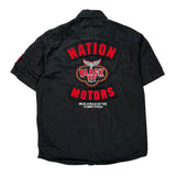 Nation Motors Parish Nation Graphic Short Sleeve Shirt - 3XL Black Cotton