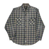 Ralph Lauren Checked Flannel Shirt - XL Beige Cotton