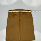Dickies Carpenter Shorts - 32W 11L Brown Cotton Blend