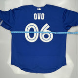 Blue Jays Majestic Mlb Jersey - 2XL Blue Polyester