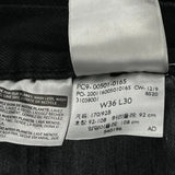 Levis 501 Jeans - 35W 30L Black Cotton