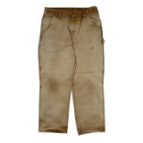 Carhartt Carpenter Trousers - 33W 30L Beige Cotton